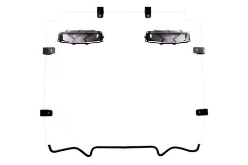 SEIZMIK Versa-Vent Double Sided Hard Coated Polycarbonate Windshield Kit (Part #26103)