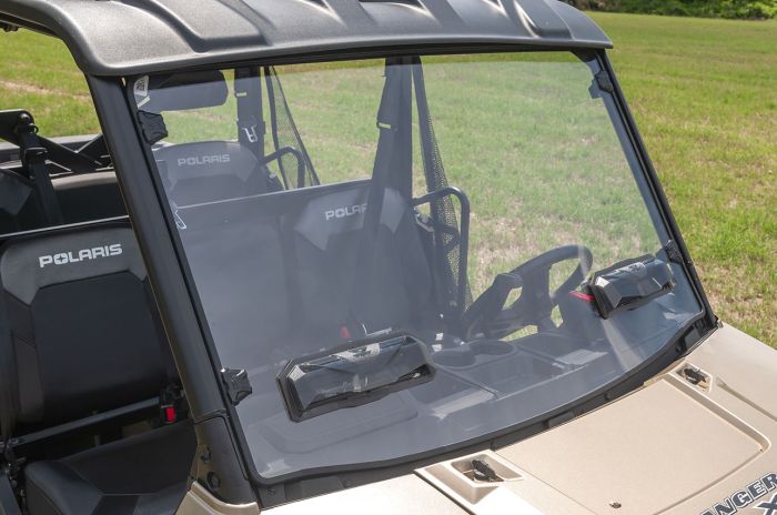 Seizmik Vented Windshield Kit for Polaris Ranger - Scratch Resistant, Professional Grade, Part #50-50226KIT