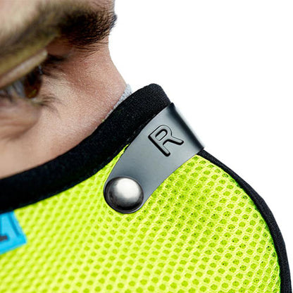 RZ-MASK M2.5 Reusable Mesh Air Filtration Mask - Safety Green, Large