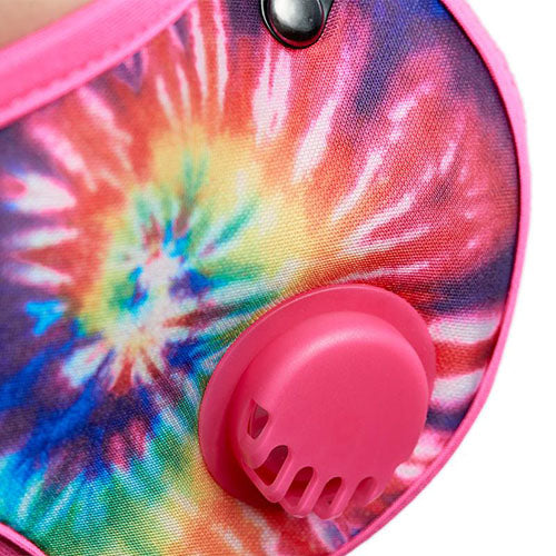 RZ-MASK M2N Reusable Air Filtration Mask - Tie Dye Pink, Extra Large