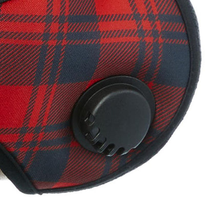 RZ-MASK M2N Reusable Air Filtration Mask - Red Plaid Large (L)