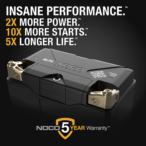 NOCO Group 9 Lithium Powersports Battery (Part No. NLP9)