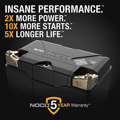 NOCO NLP14 Group 14 Lithium Powersports Battery