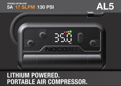 NOCO AL5 5A Lithium Air Inflator for Portable Tire Inflation