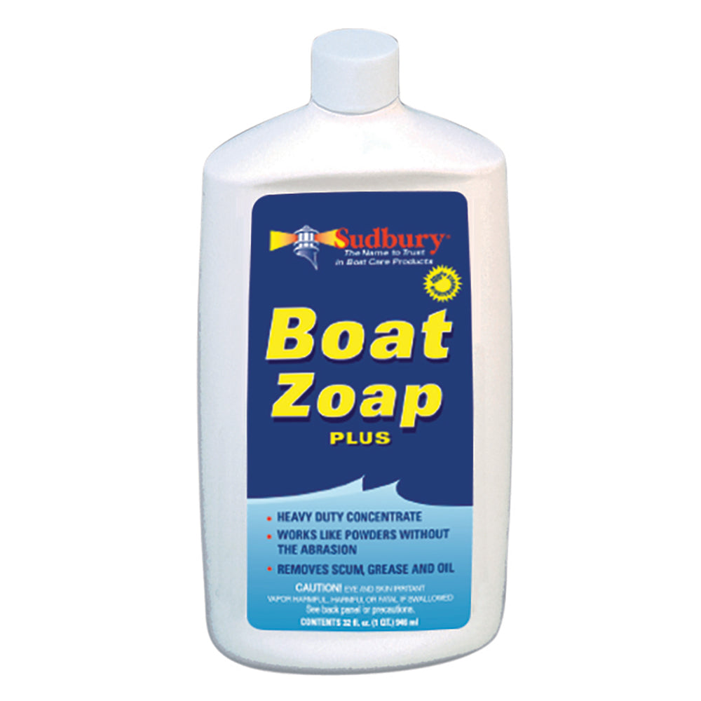 Sudbury Boat Zoap Plus Quart - Heavy Duty Marine Cleaner for Fiberglass and Gelcoat Surfaces