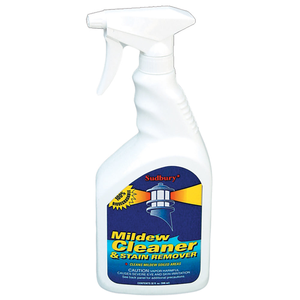 Sudbury Mildew Cleaner & Stain Remover - Part No. 850Q for Boats and Marine Surfaces