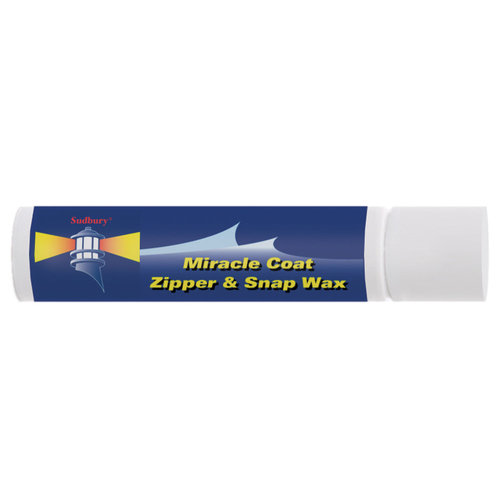 Sudbury Miracle Coat Zipper & Snap Wax – Long-Lasting Lubricant and Corrosion Protector for Marine and Outdoor Equipment