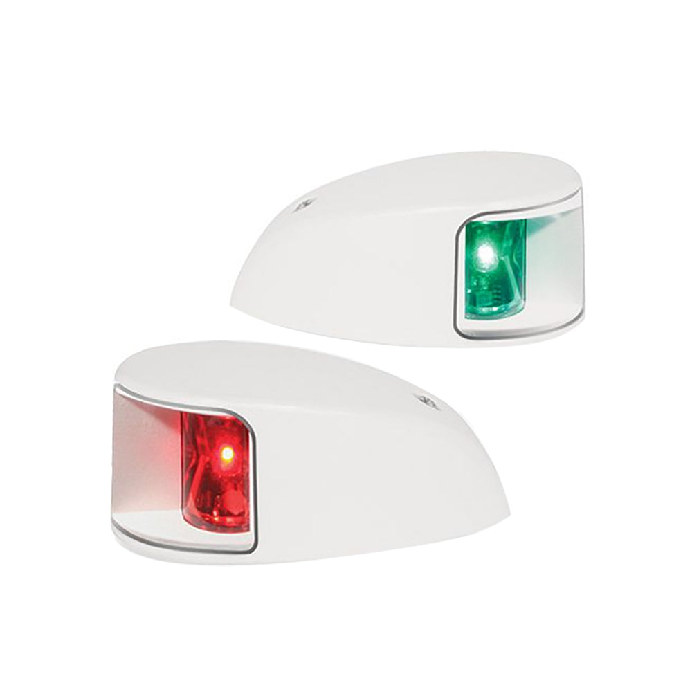 Hella Marine NaviLED Deck Mount Port & Starboard Pair - 2 Nautical Miles Clear Lens White Housing