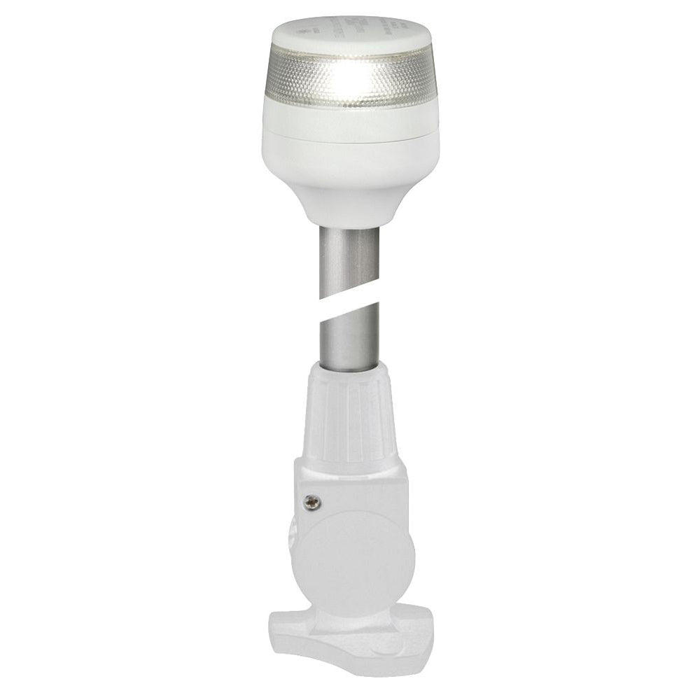 Hella Marine NaviLED 360 Compact All Round Lamp 2 NM with 24-Inch Fold-Down Base, White - Part 980960351