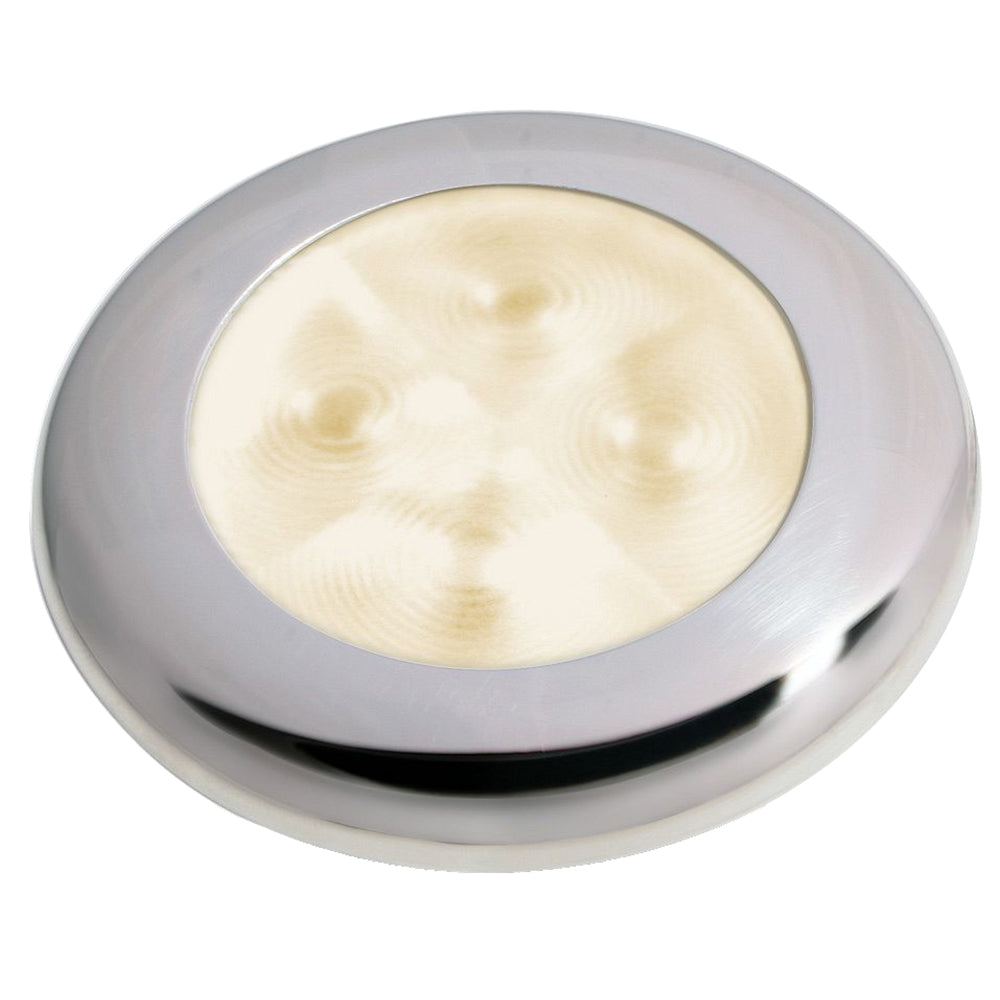 Hella Marine Slim Line LED Courtesy Lamp with Warm White Light - Stainless Steel Bezel, 12V