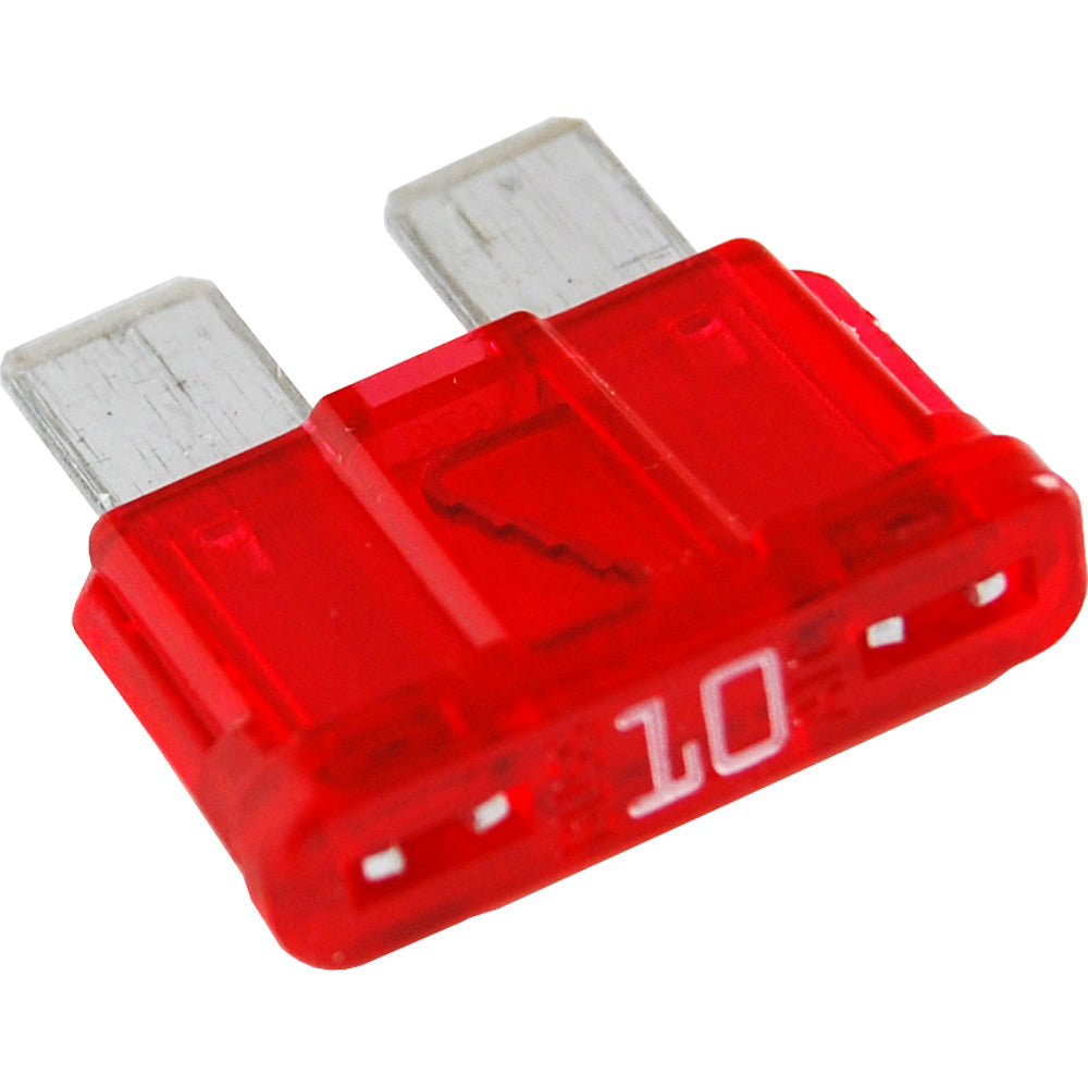 Blue Sea Systems ATO/ATC Fuse Pack - 10 Amp, 25-Pack for Automotive and Marine Electrical Systems