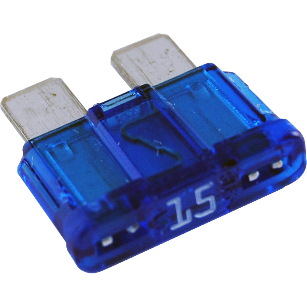 Blue Sea Systems ATO/ATC Fuse Pack - 15 Amp, 25-Pack for Automotive and Marine Applications