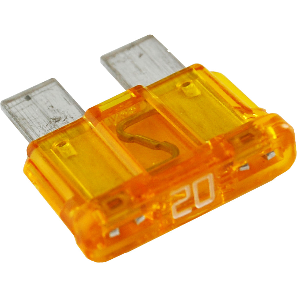 Blue Sea Systems ATO/ATC Fuse Pack - 20 Amp, 25-Pack for Reliable Circuit Protection