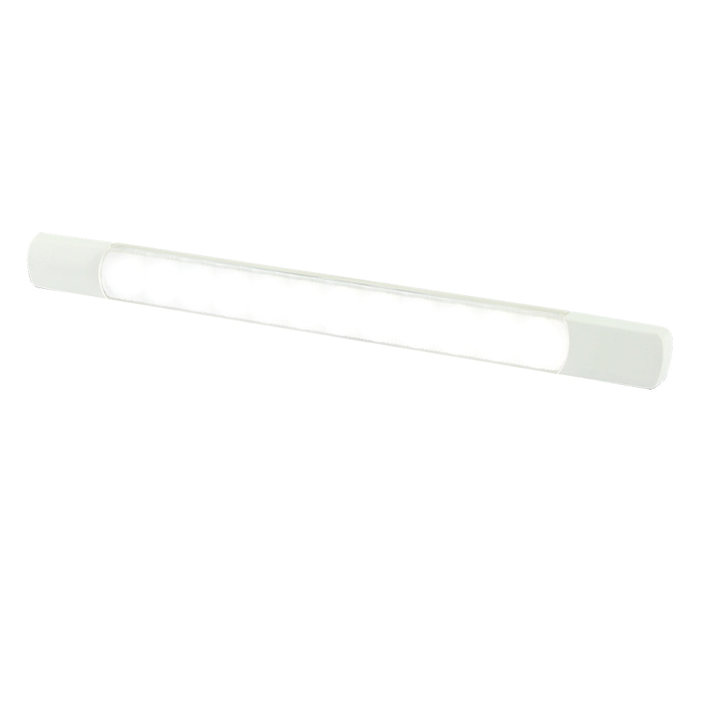 Hella Marine LED Surface Strip Light - White 24V, No Switch, Ultra-Low Profile