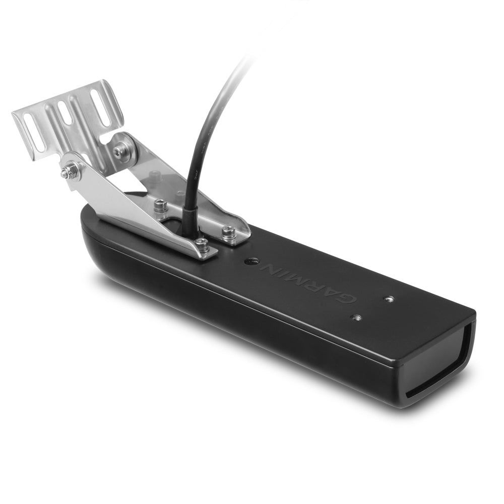 Garmin GT21-TM Transom Mount Transducer with CHIRP ClearV and Traditional Sonar – 600W, 50/200kHz, 260 & 455kHz