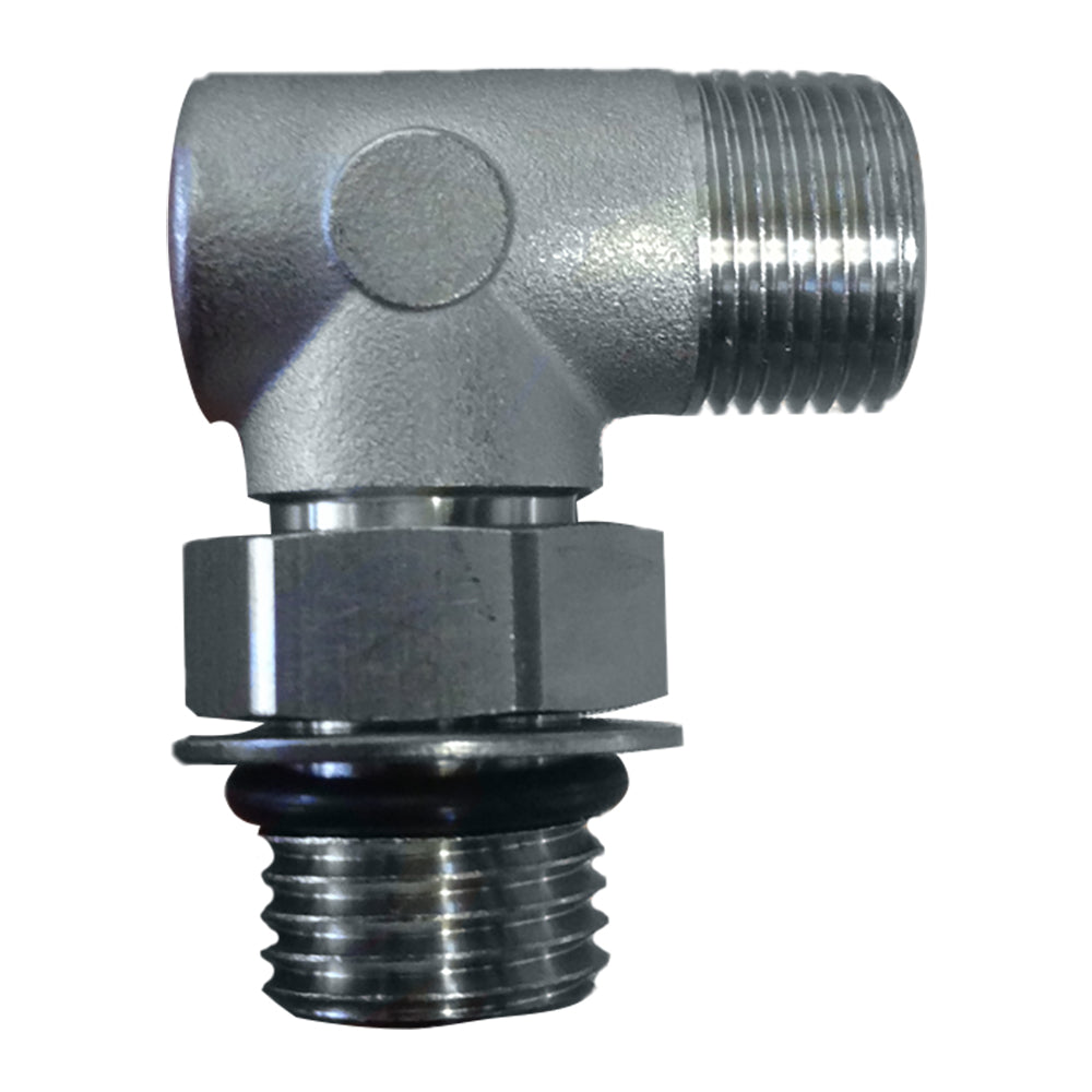 Uflex USA AF90 Adjustable Fitting for Back of UP Series Helmets - ORB 6 to 3/8 inch COMP Fitting