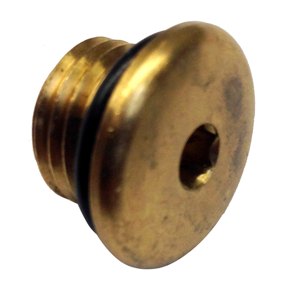 Uflex USA Brass Plug with O-Ring for Pumps, Part Number 71928P