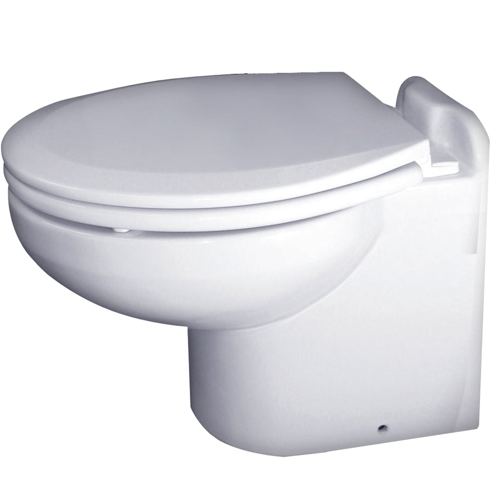 Raritan Marine Elegance 12V Electric Marine Toilet with Smart Control and Built-In Shredder