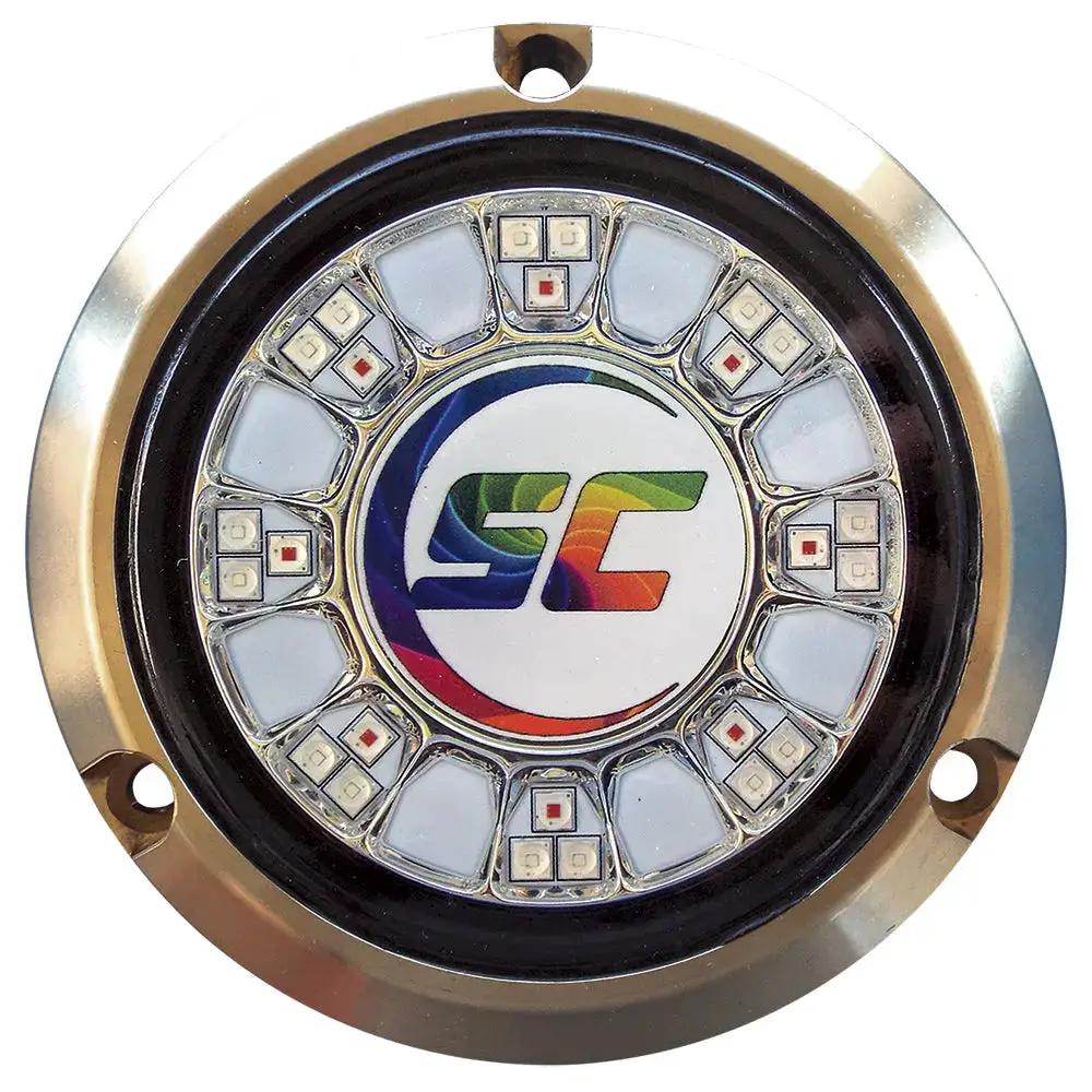 Shadow-Caster SCR-24 Bronze Underwater LED Light with Full Color Changing - 24 LEDs by Shadow-Caster LED Lighting