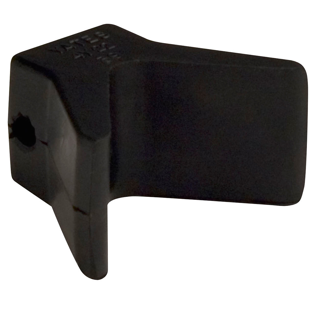 C.E. Smith Bow Y-Stop - 2 inch x 2 inch Black Natural Rubber