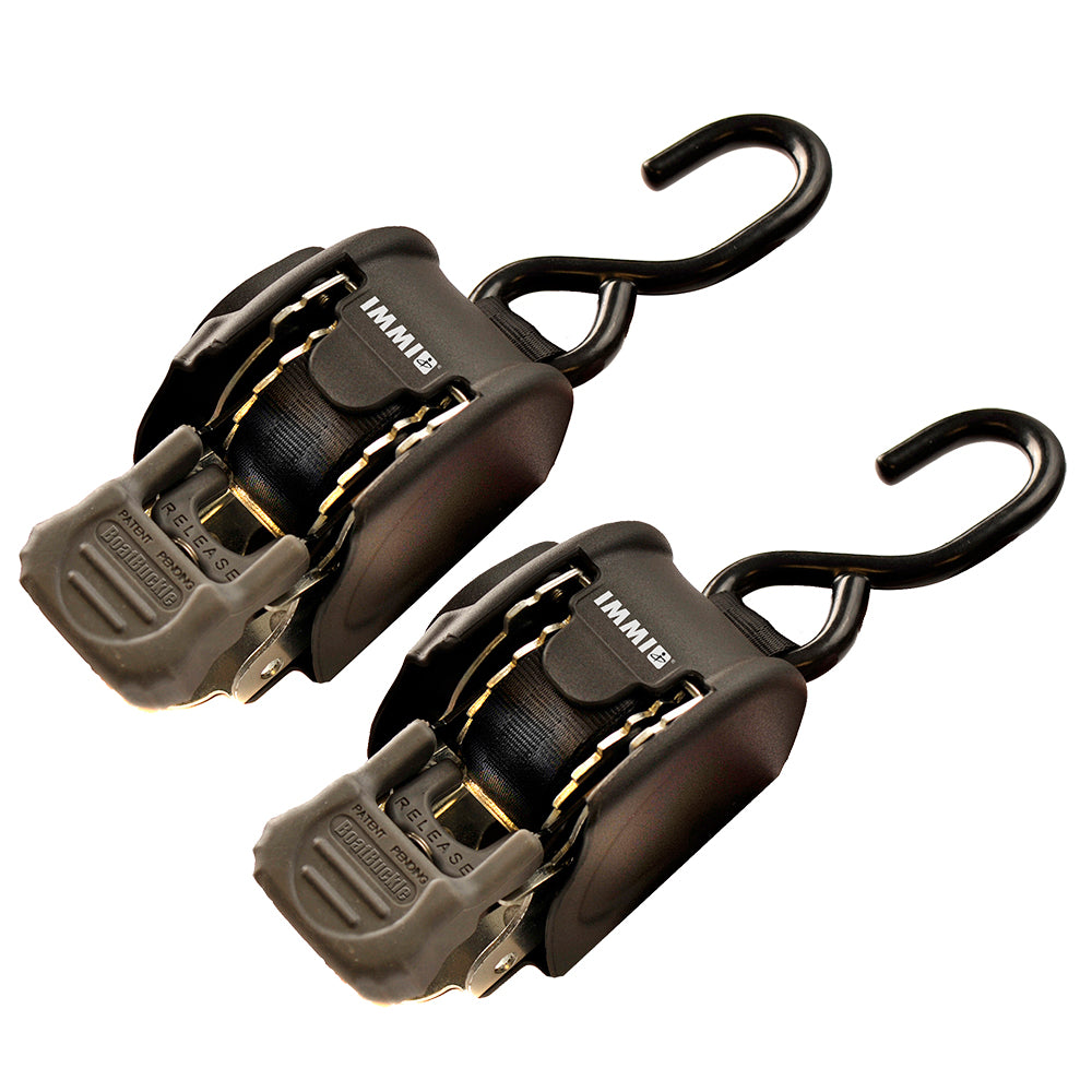 BoatBuckle Mini G3 Retractable Transom Tie-Down System - 1 inch x 72 inches