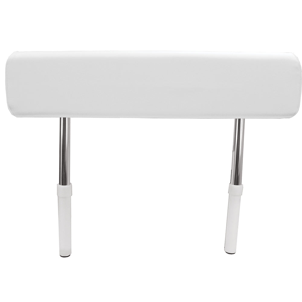 TACO Marine Universal Leaning Post Backrest with Cushioned Support and Foldable Arms