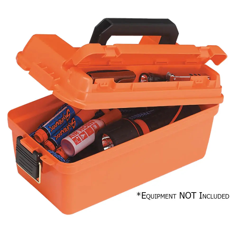 Plano Small Shallow Emergency Dry Storage Supply Box - Orange (Part #141250)