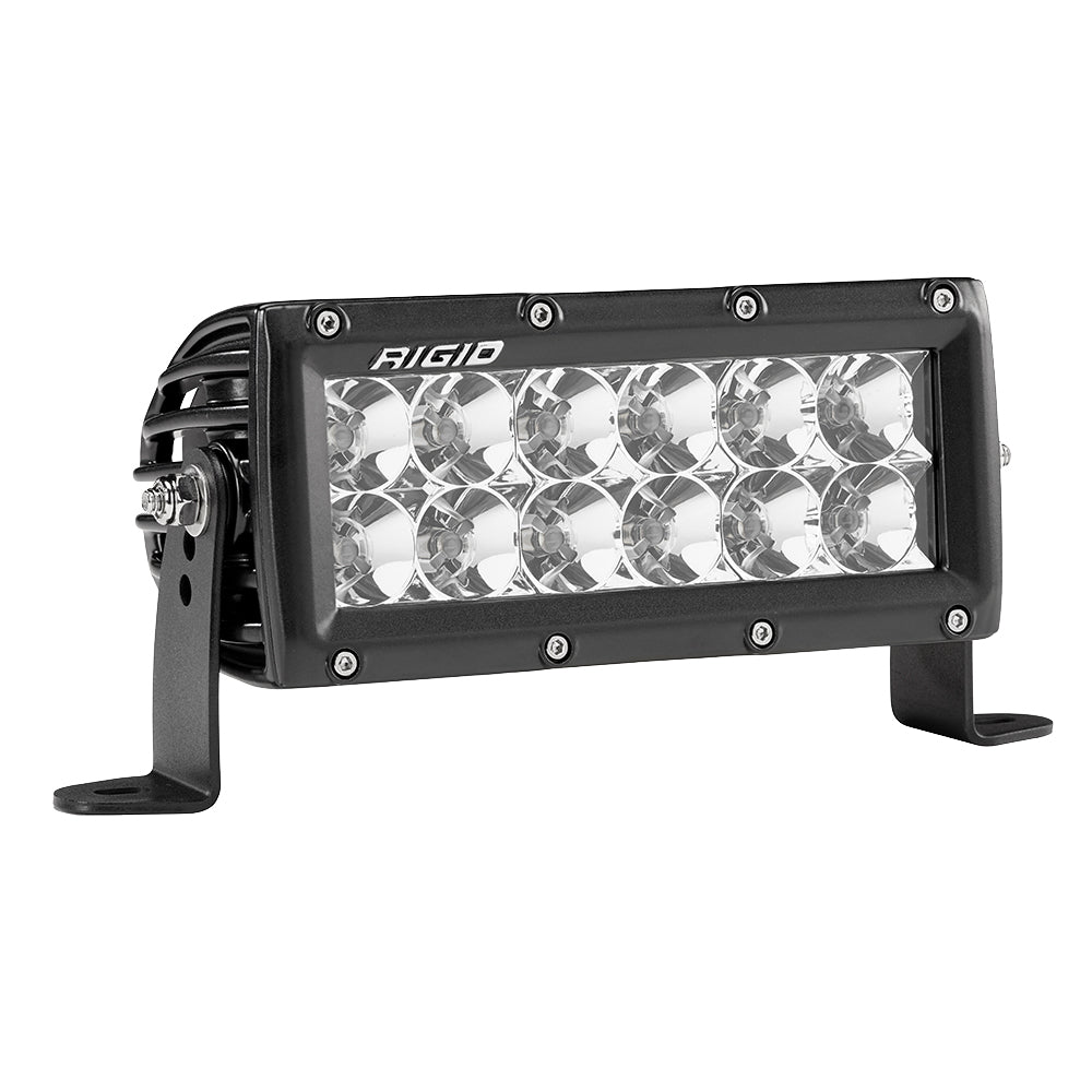RIGID Industries E-Series PRO 6-Inch Flood LED Light Bar in Black