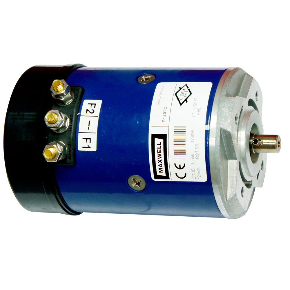 Maxwell Motor Cima P12073 - 1200W 12V DC Motor with 4-Hole Flange