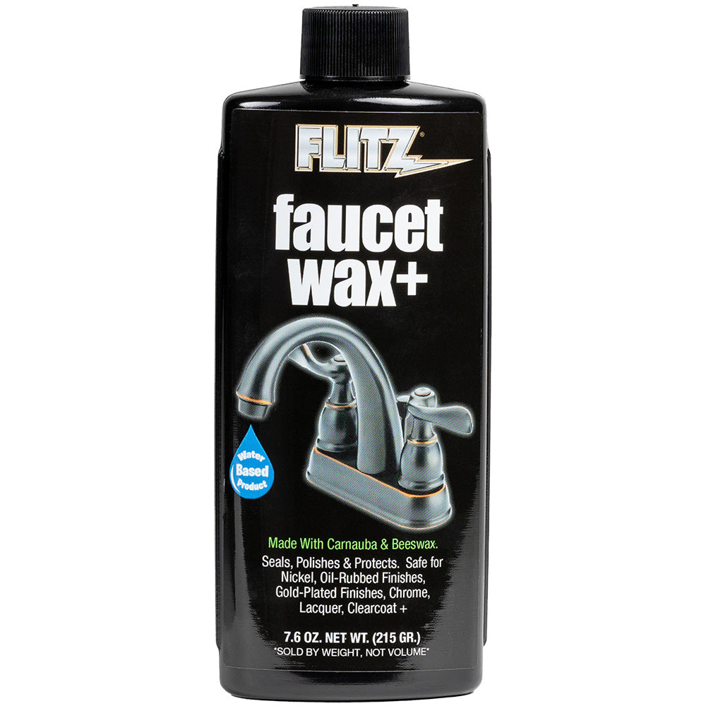 Flitz Faucet Waxx Plus - 7.6 oz Bottle for Faucet and Surface Protection