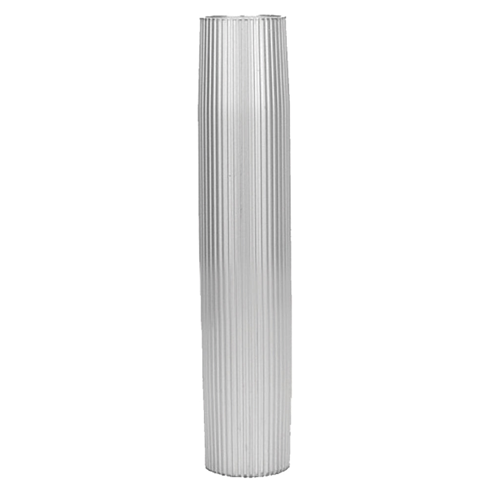 TACO Marine Aluminum Ribbed Table Pedestal 2-3/8 inch OD, 26 inch Length