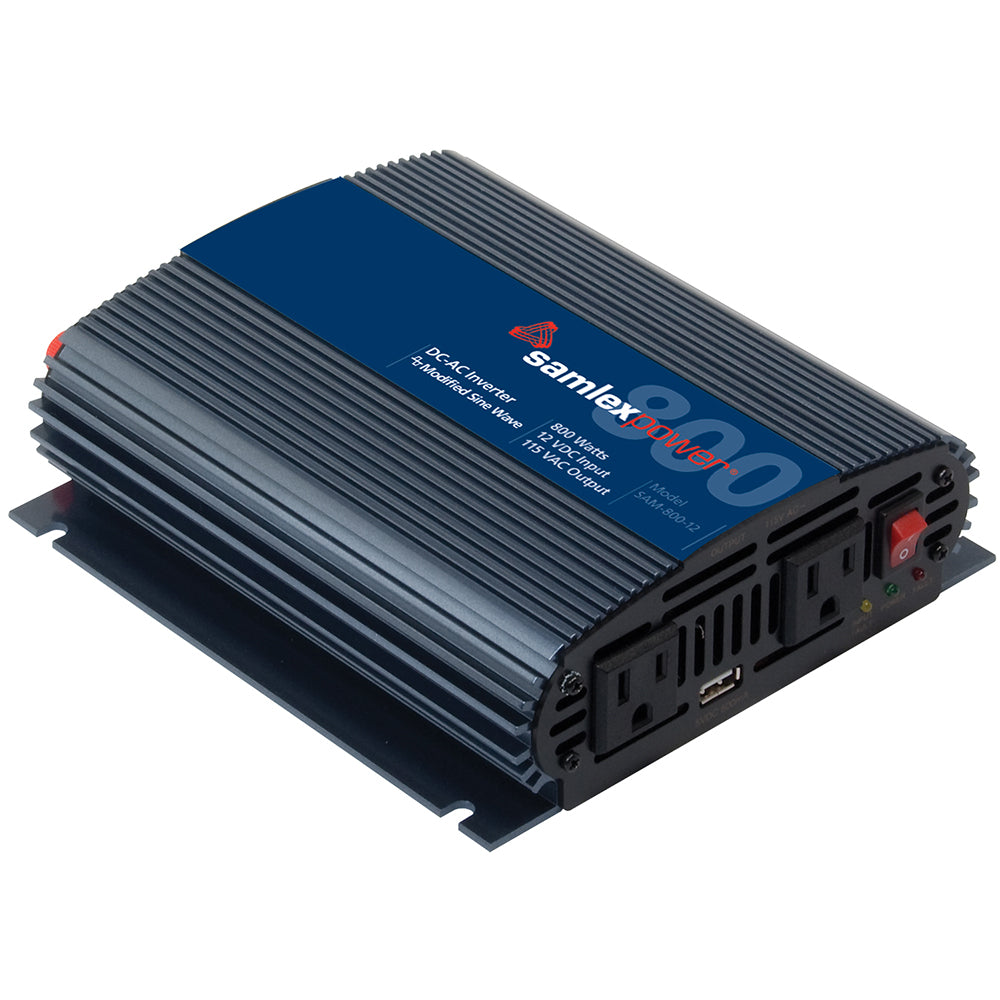 Samlex America SAM-800-12 800W Modified Sine Wave Inverter for 12V DC to 115V AC Power Conversion