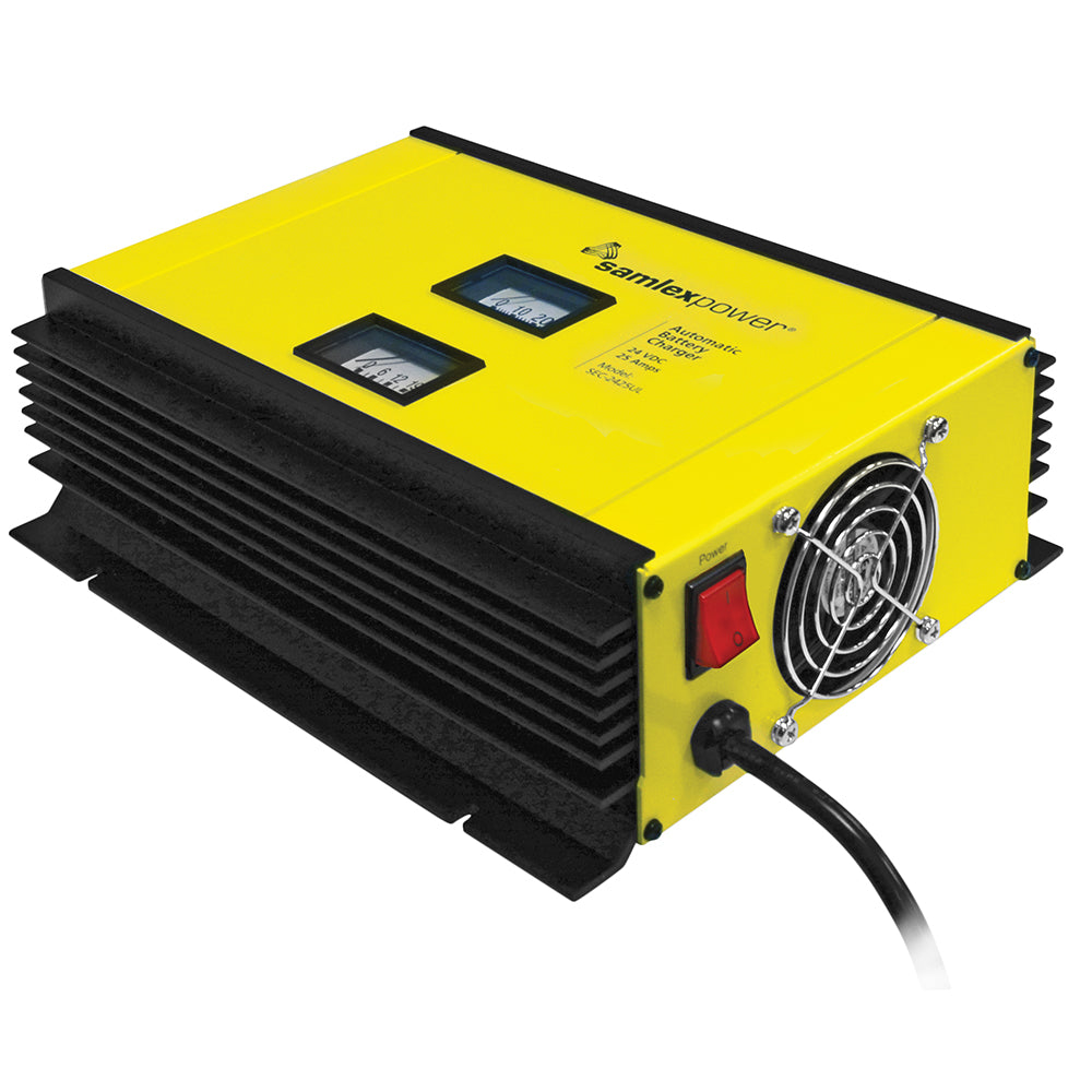 Samlex America SEC-2425UL 25A 24V Battery Charger for Dual Bank Lead-Acid Batteries
