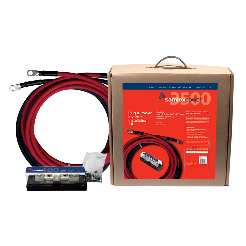 Samlex America DC-3500-KIT 400A Inverter Installation Kit for 3500W Inverters