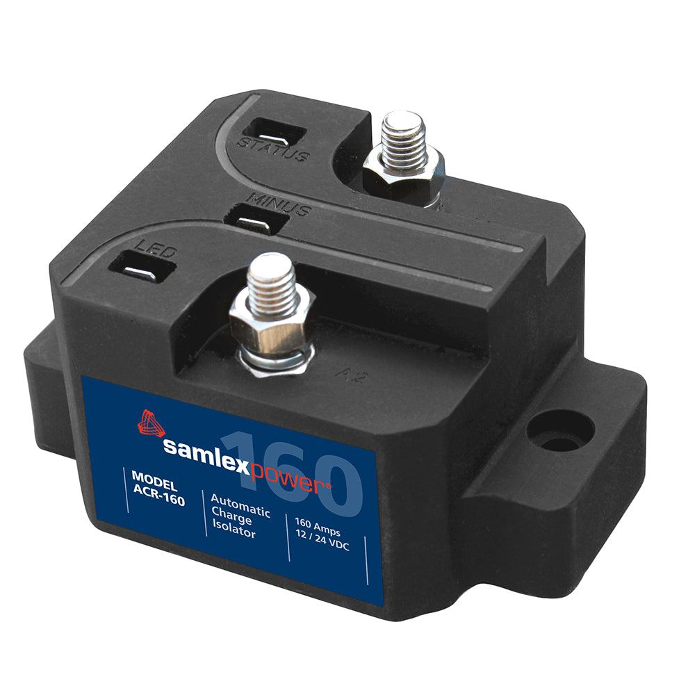 Samlex America ACR-160 160A Automatic Charge Isolator for 12V or 24V Systems