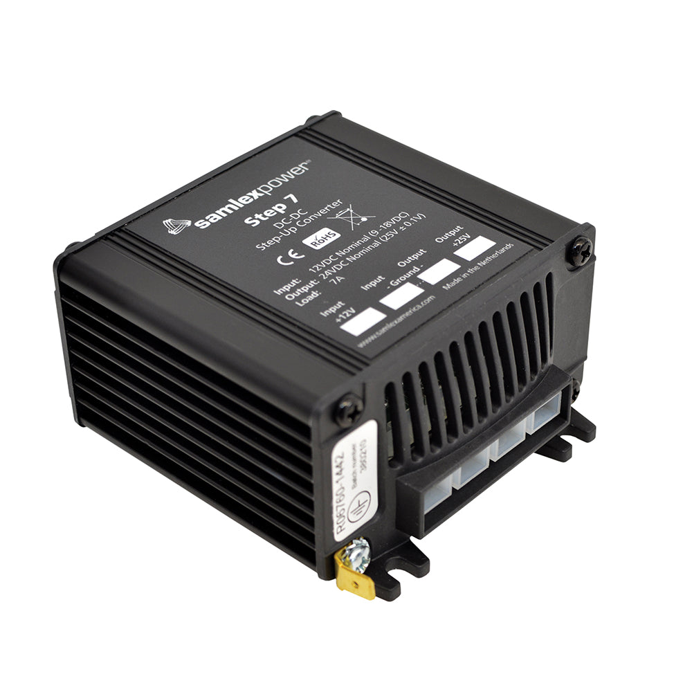 Samlex America Step-Up DC-DC Converter Model STEP7, 7A 9-18V Input to 24V Output