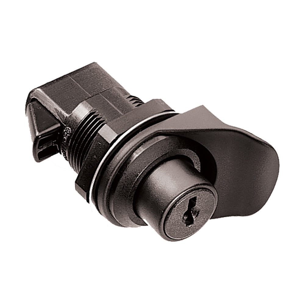Southco Keylocking Flush/Knob Latch - Black Plastic, Part Number 93-303