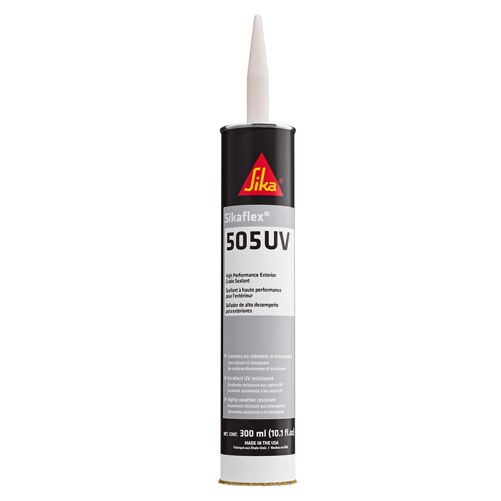 Sika Sikaflex 505UV High Performance Exterior Sealant - 10.3oz Cartridge - White