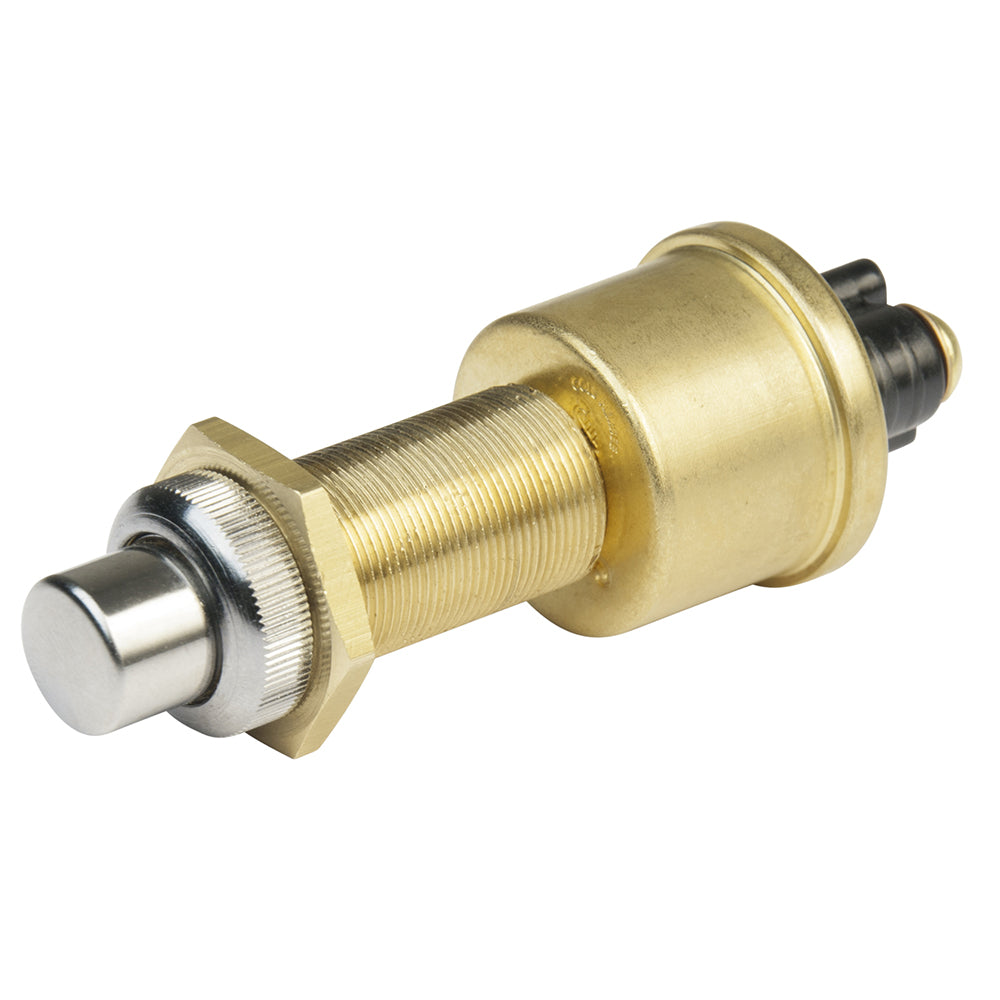 BEP Marine 2-Position SPST Heavy-Duty Push Button Switch - OFF/(ON) - 35 Amp