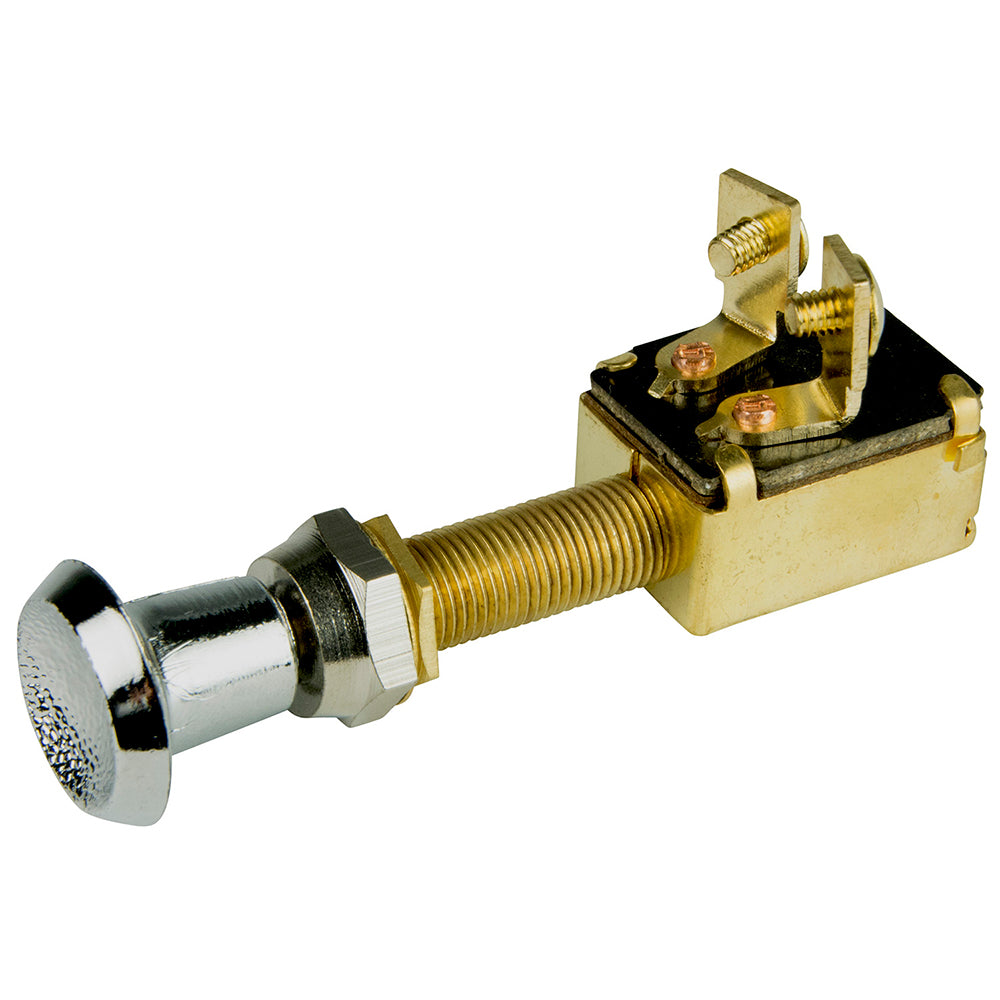 BEP Marine 2-Position SPST Push-Pull Switch - OFF/ON, 6-36V DC, 10A at 12V DC