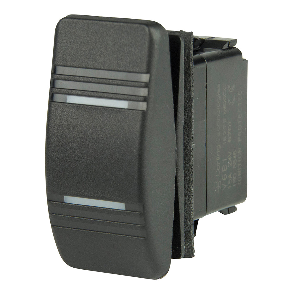BEP Marine SPDT Contura Switch with Amber LEDs - 12V/24V DC, ON/OFF/ON