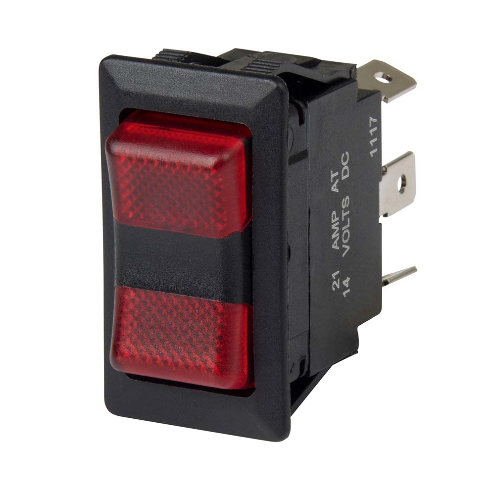 BEP Marine SPDT Rocker Switch with 2 LEDs - 12V/24V ON/OFF/ON