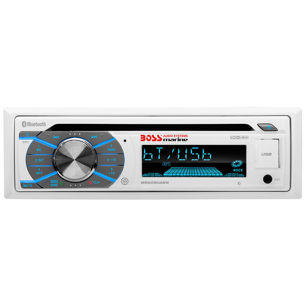 Boss Audio MR508UABW Marine Stereo with Bluetooth, CD, USB, and AM/FM Radio