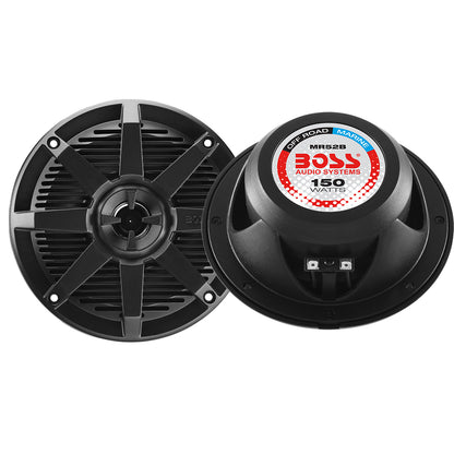 Boss Audio MR52B 5.25-inch Marine Speaker - Waterproof 150W Black