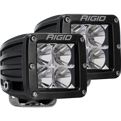 RIGID Industries D-Series PRO Hybrid-Flood LED Pair in Black
