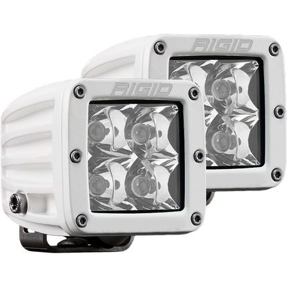 RIGID Industries D-Series PRO Hybrid-Spot LED Pair - White for Versatile Off-Road and Automotive Lighting