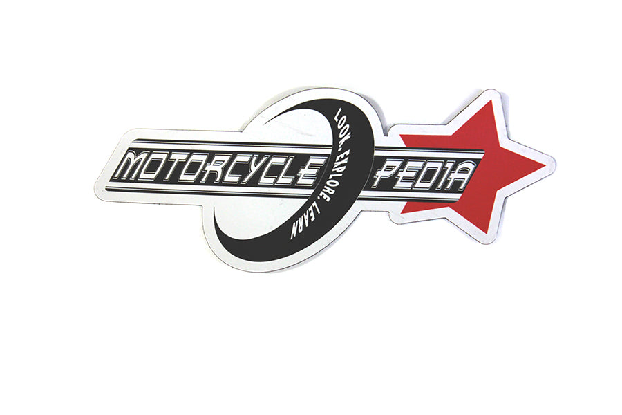 V-Twin Motorcyclepedia Magnet - Durable Magnetic Mount for Motorcycle Enthusiasts
