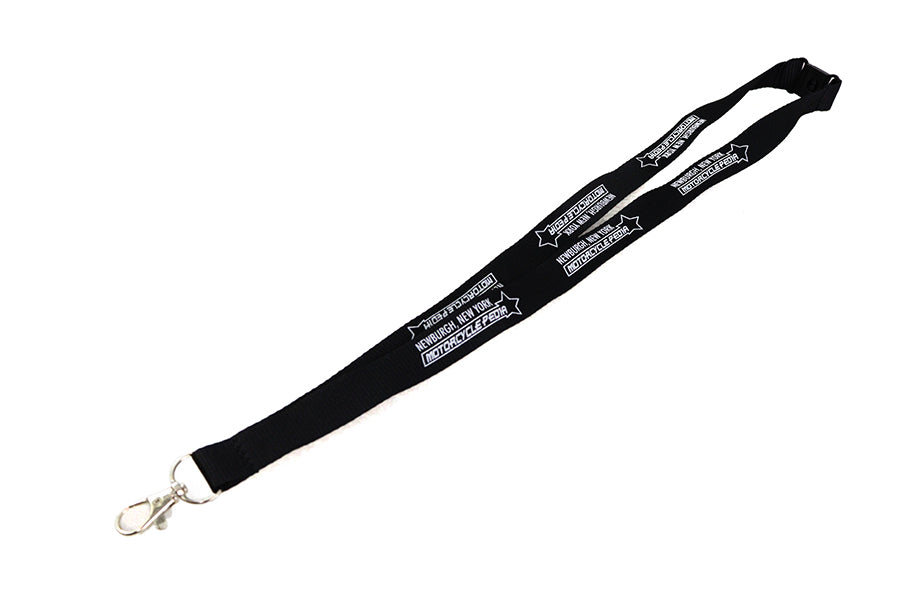 V-Twin Motorcyclepedia Lanyard with 3/4 Inch Lobster Clip