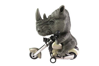 V-Twin Big Head Rhino Animal Rider Toy - Durable Play Figure for Kids by V-Twin