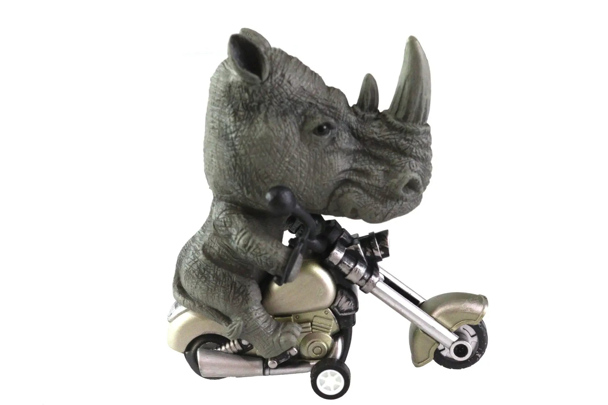 V-Twin Big Head Rhino Animal Rider Toy - Durable Play Figure for Kids by V-Twin